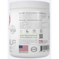 BUCKED UP, PREMIUM предтренировочный комплекс, без стимуляторов, со вкусом малины и лайма, 321 г (11,3 унции) (30 порций)